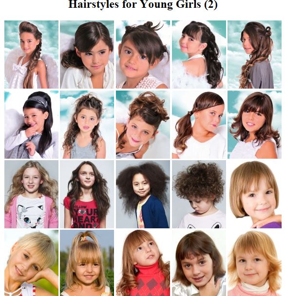 عکس مدل موهای جدید برای دختر و پسر های کم سن و سال