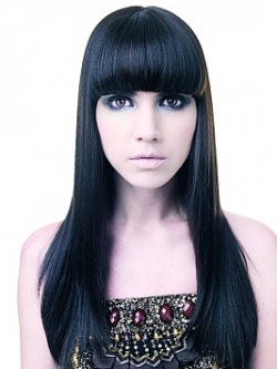 Hairstyles with blunt  bangs