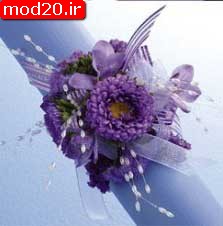 عکس دسته گل عروس جدید شیک باکلاس رنگی سفید ساده بازویی-سی و پنج مدل  عکس دسته گل عروس