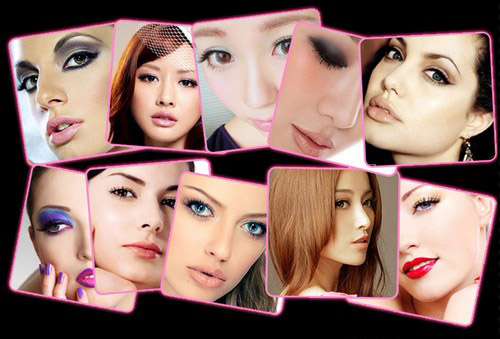 ده مدل ارایش مرحله ای صورت و مو به سبک دختران کره ای  ارایش صورت مدل دختر کره ای ارایش چشم بادومی مدل کشیدن خط چشم ومژه مصنوعی دختران کره