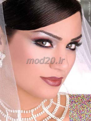عکس عروس با ارایش شیک و باکلاس اروپایی و عربی و ایرانی