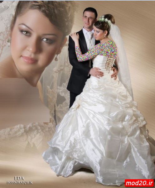 عکس ژست و فیگور عروس تک و دونفره با داماد-ژست عکاسی عروس جدید
