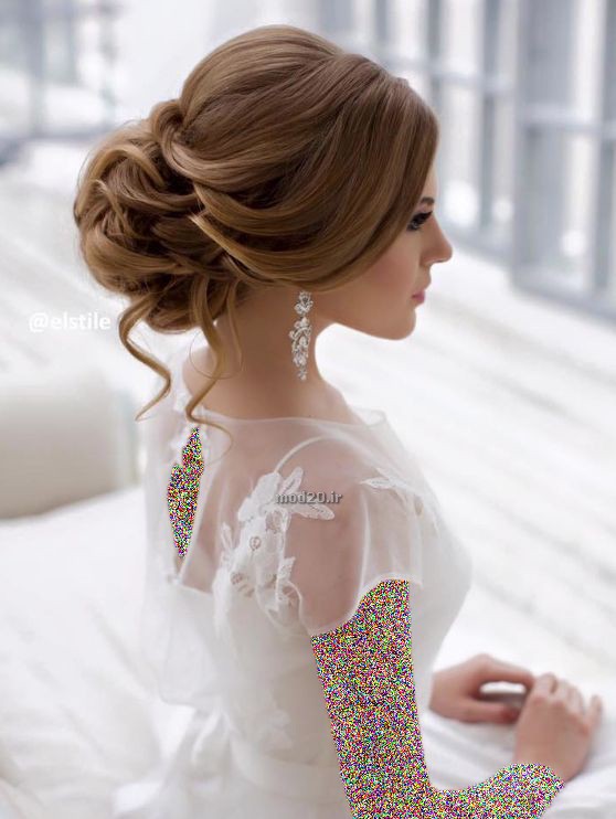 مدل موی جدید عروس شینینون باز و بسته عروس ایرانی و خارجی