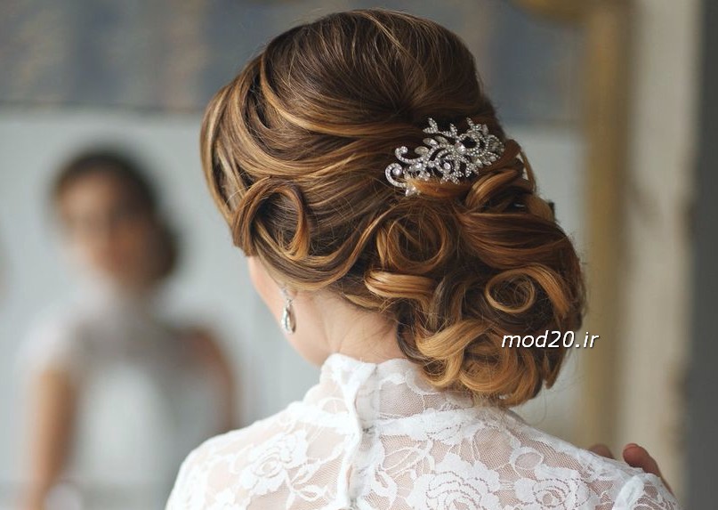 گلچینی از البوم بهترین مدل موهای عروس امسال-50 مدل متنوع شینیون موی عروس