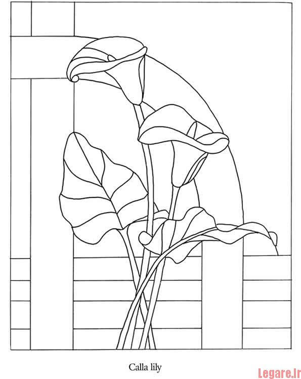 مدل نقاشی روی شیشه الگوی نقاشی ویترای عکس نقاشی ویترای