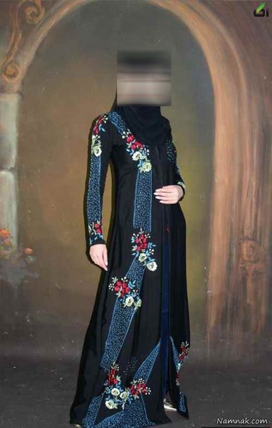 مدل مانتو با طرح سنتی ایرانی شش - آکا
