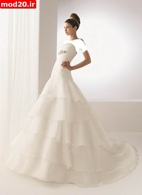 عکس لباس عروس جدید 2014،مدل لباس عروس شیک مارک دار باکلاس  بیست و هفت مدل لباس عروس مارک Aire-Barcelona  لباس عروس شیک برای سال 93
