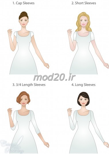 اسم انواع مختلف لباس عروس همراه عکس