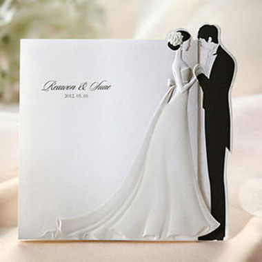 عکس ده مدل کارت عروسی زیبا با طرح عروس و داماد  مدل کارت عروسی 2015