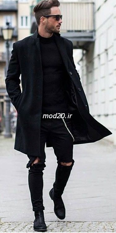 مدل پالتو و کت زمستانی و بارانی مردانه شیک و الگانت 2019 شیک ترین تیپ های رسمی زمستانی مردانه  winter men style elegant-palto-rain coat-mod20-ir 